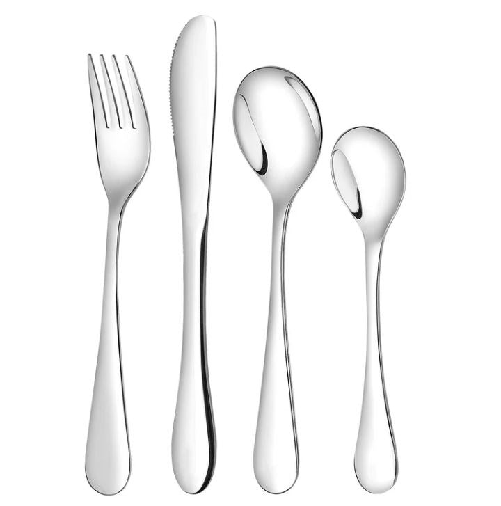 Rustfrit stål bestik - blank
