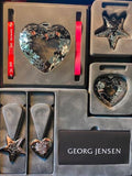 Georg Jensen Julepyntesæt 5 dele,  palladium 2015