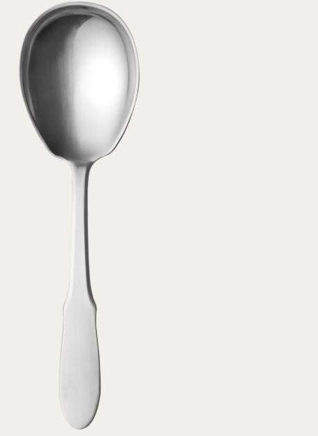 Georg Jensen MITRA Serveringsske, Mat stål