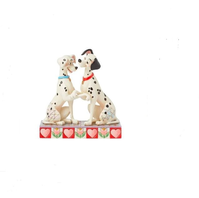 Disney 101 måder at elske dig på (Pongo & Perdita Figurine) H 15 cm.