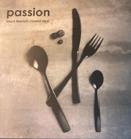 Aida Passion Bestiksæt 16 dele Sort