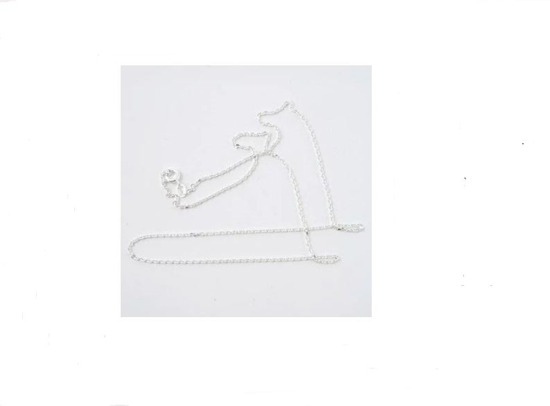 Sølvkæde 50 cm. Sterling 925S GOD