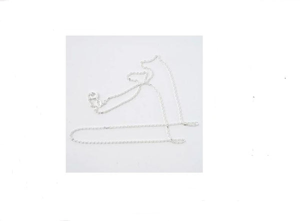 Sølvkæde 50 cm. Sterling 925S GOD