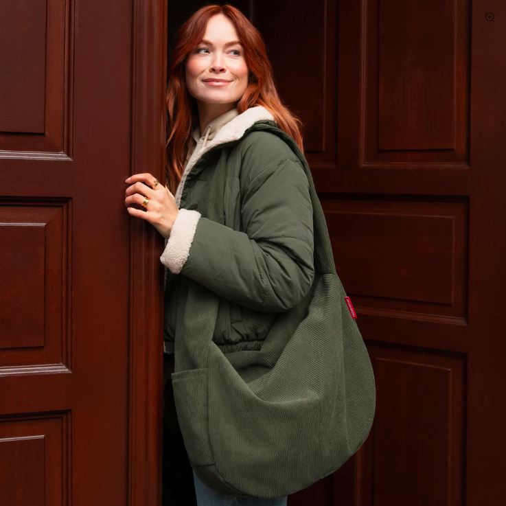 Reisenthel Moonbag  cord dark matcha
