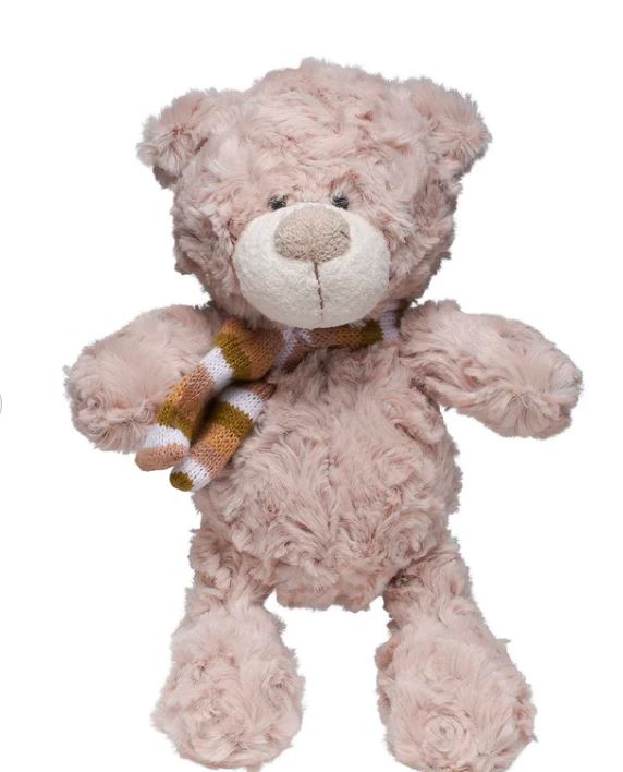 Rustfrit stål bestik m. teddy inkl. bamse