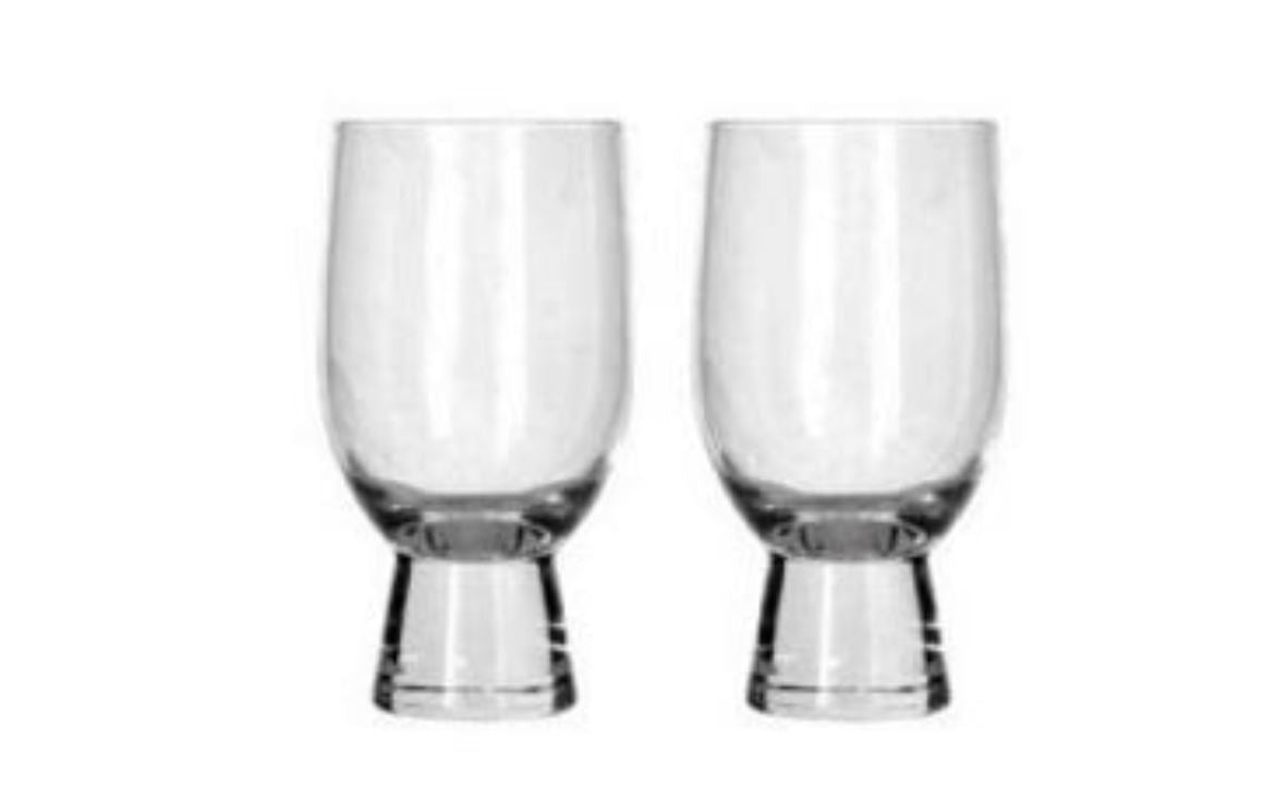 Bitz Statue Hvidvin/vand glas 2 stk 30 cl.  klar