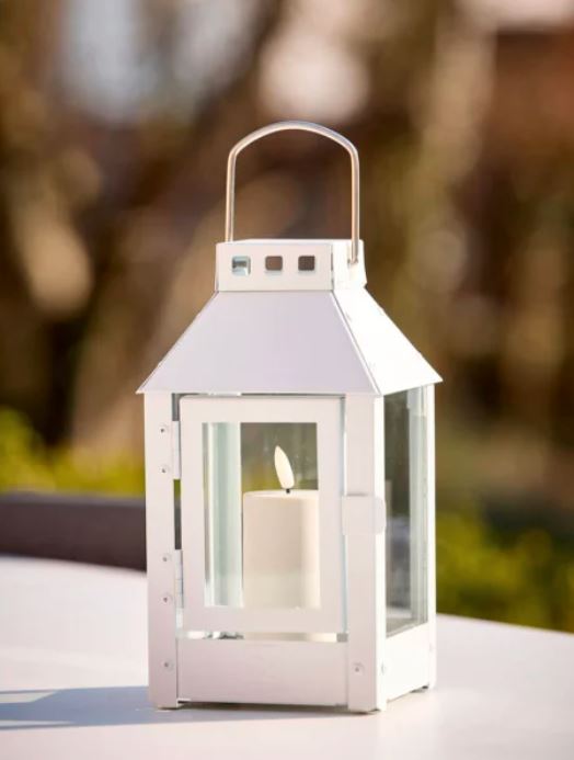 A2 Living Lanterne H. 25 cm.  Micro Hvid