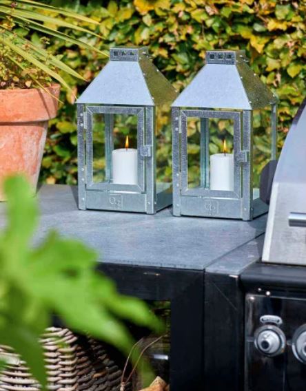 A2 Living Lanterne H.33 cm.  Mini Galvaniseret