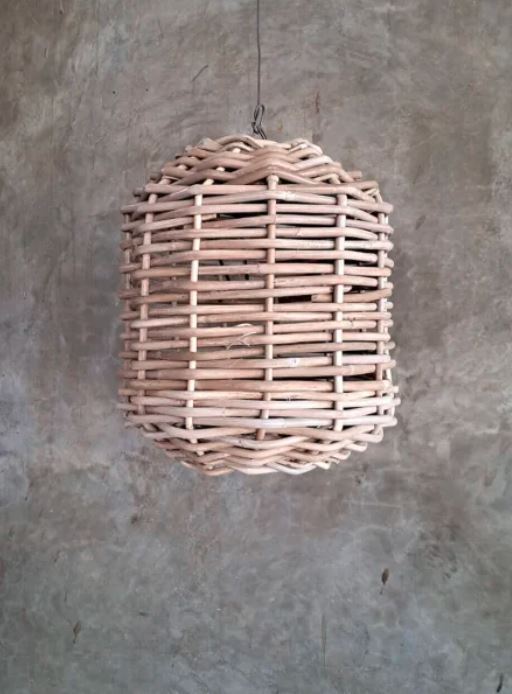 A2 Living   "Cylinder" Rattanlampe - Kubu