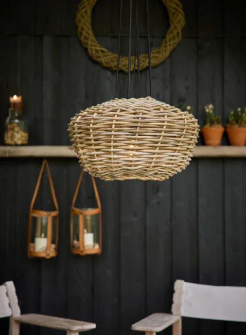 A2 Living  "UFO" Rattanlampe - Kubu