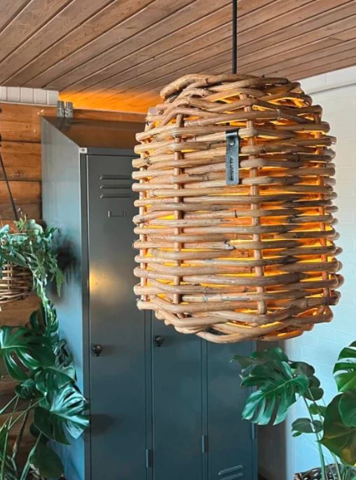 A2 Living  "Cylinder" Rattanlampe - CL