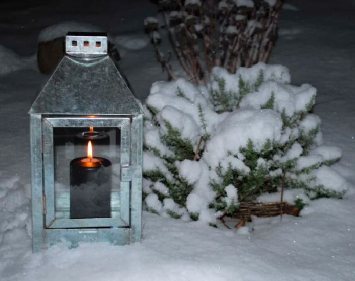 A2 Living Lanterne H.33 cm.  Mini Galvaniseret