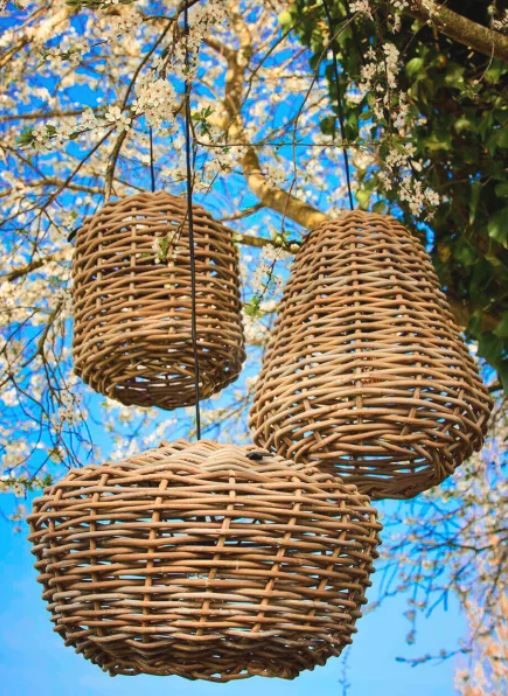 A2 Living  "Cylinder" Rattanlampe - CL