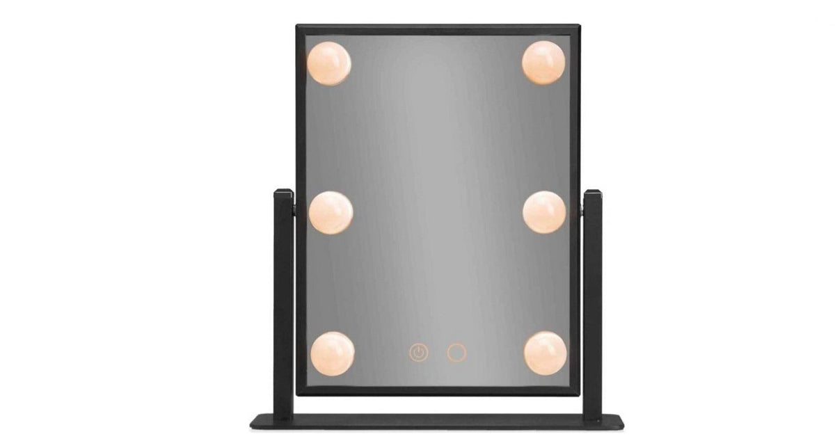Gillian Jones 6 bulbs Hollywood lighted makeup mirror